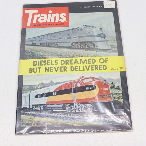 Trains Magazine 1975 Lot of 10 - Picture 10 of 11